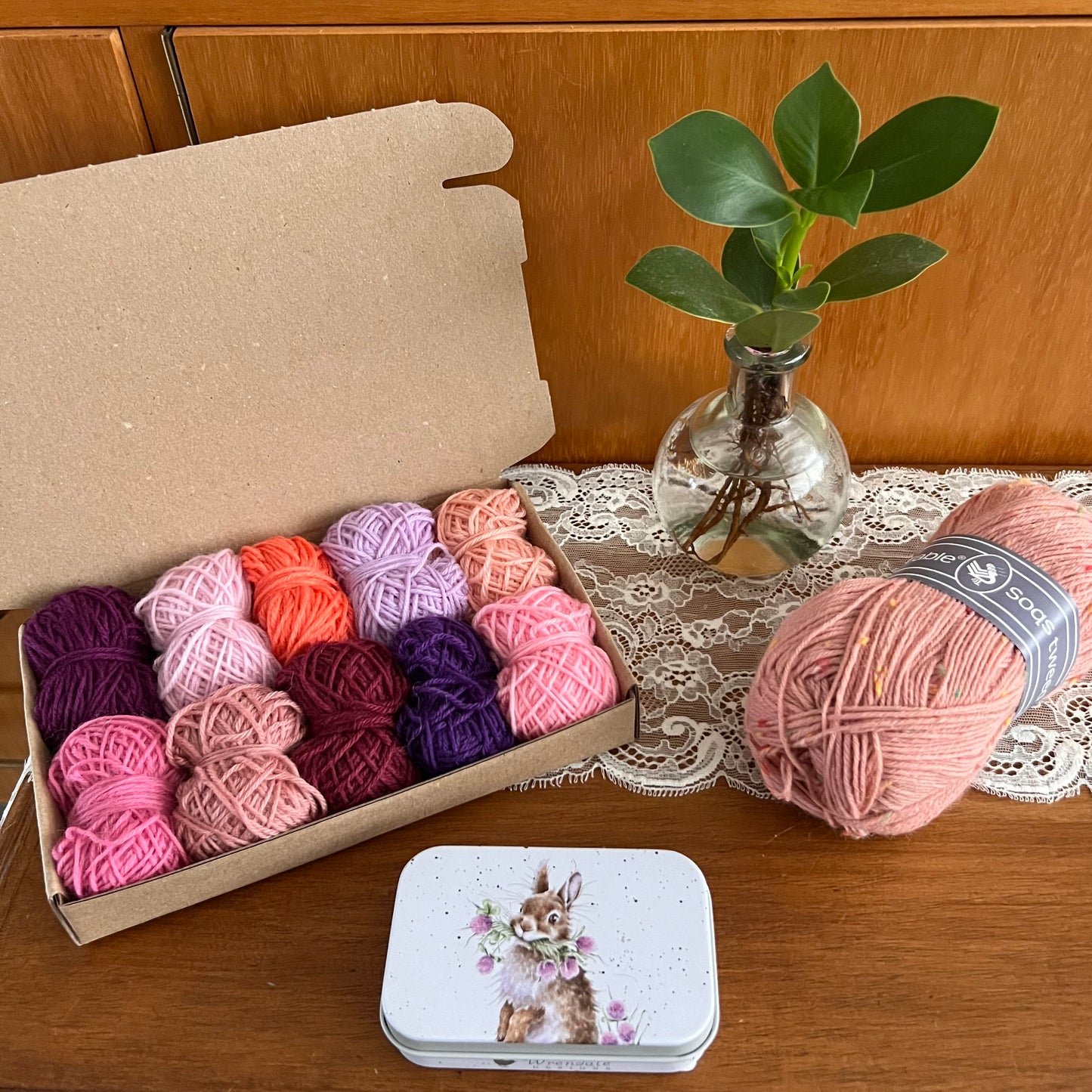Sokkenwol pakketje Rose