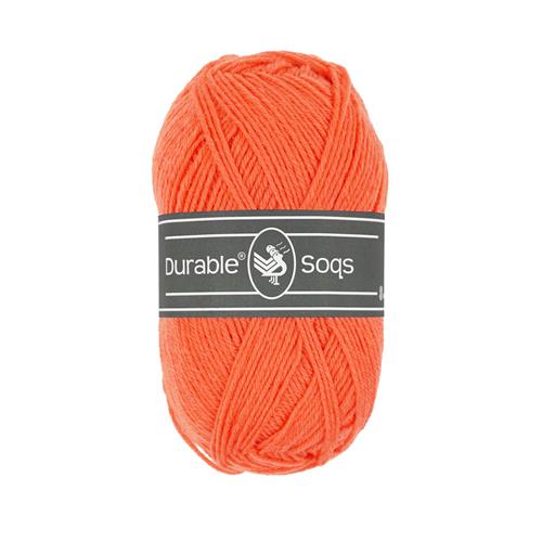 Sokkenwol 408 Fresh Coral - Durable Soqs