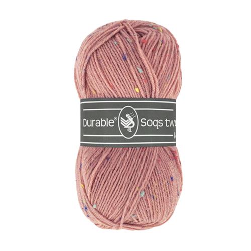Sokkenwol Tweed 225 Vintage Pink - Durable Soqs