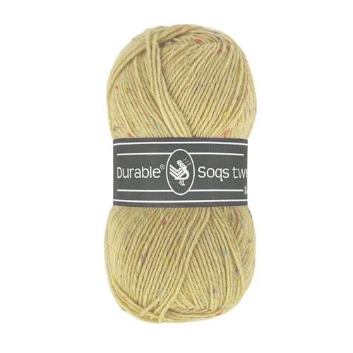 Sokkenwol Tweed 409 Bleached Sand - Durable Soqs