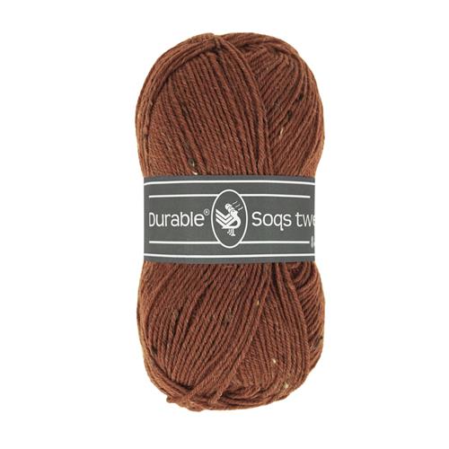 Sokkenwol Tweed 417 Bombay Brown - Durable Soqs