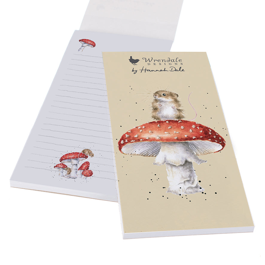 Shopping List muis He's a Fungi - Wrendale