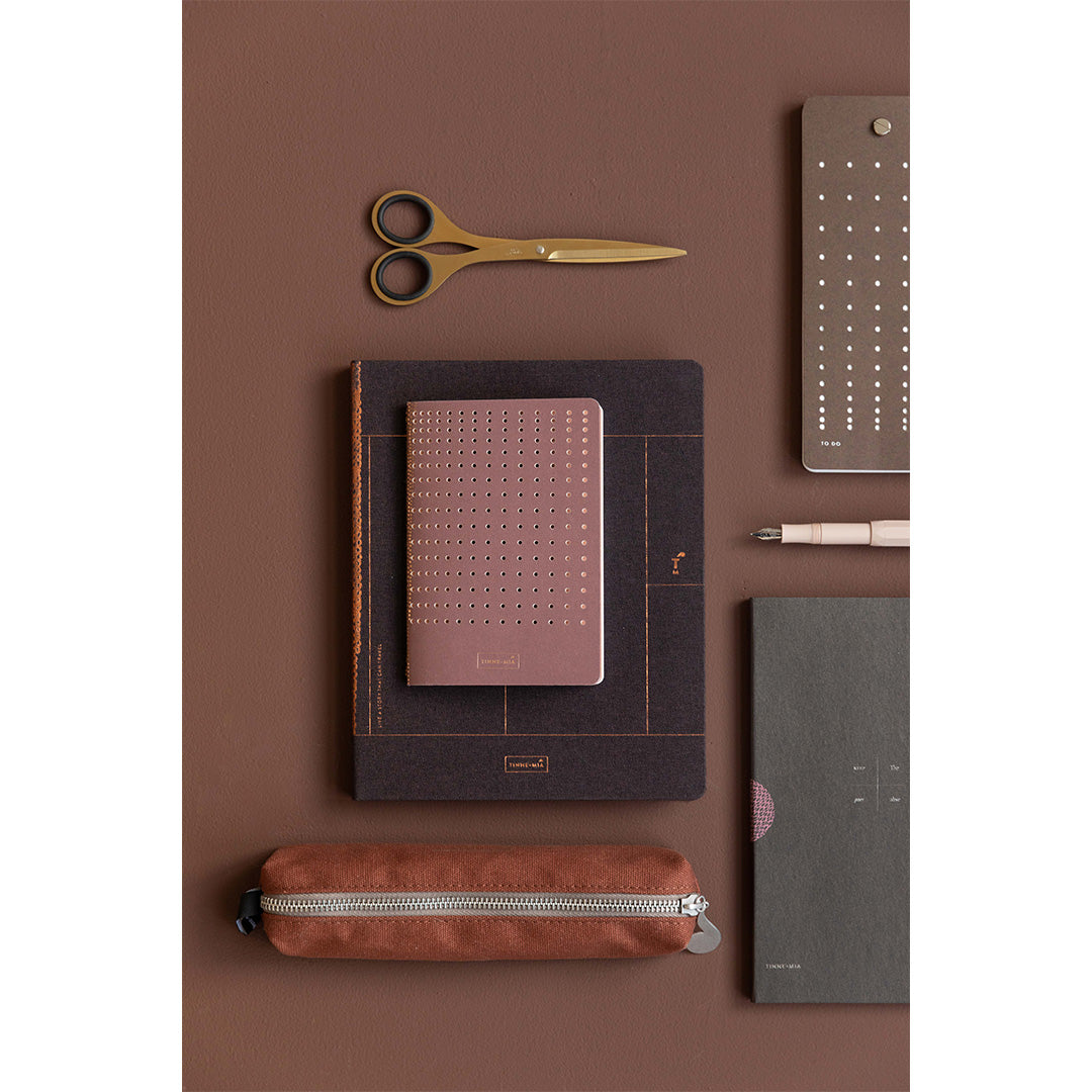 Notitieboekje A6 Gridded Burgundy - Tinne+Mia