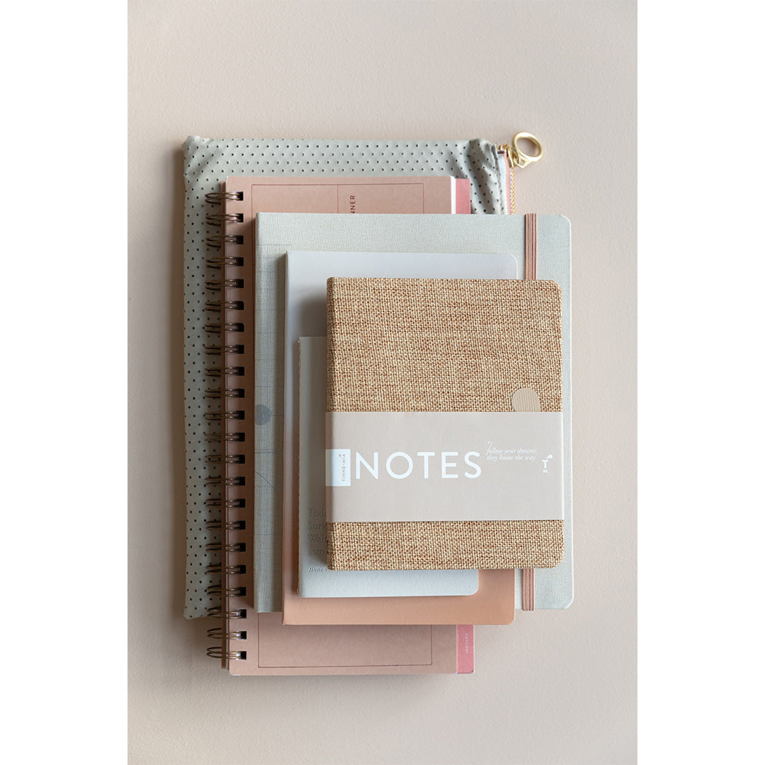 Notitieboek A6 Linnen Fluorite Brown - Tinne+Mia