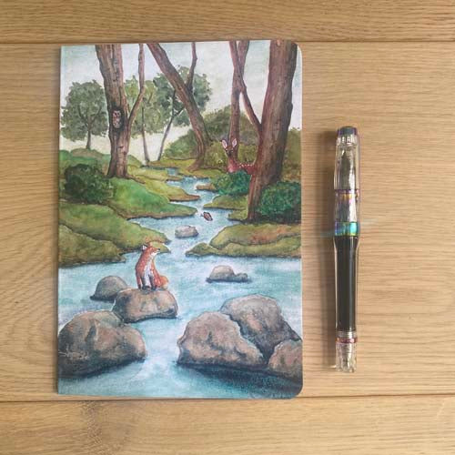 Schrift A5 In het bos - Studio Tekst & Tekening