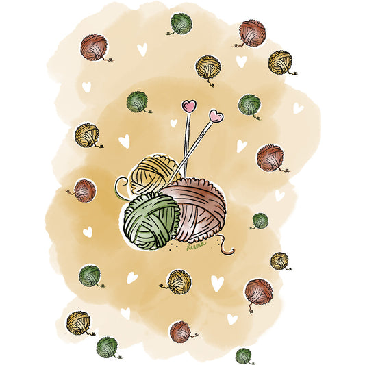 Steekmarkeerder set Poes en wolletjes - Lievia