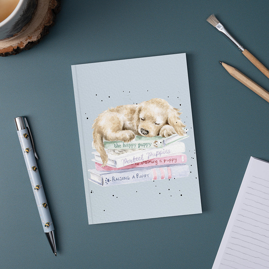 A6 notebook Hond A Pup's Life - Wrendale