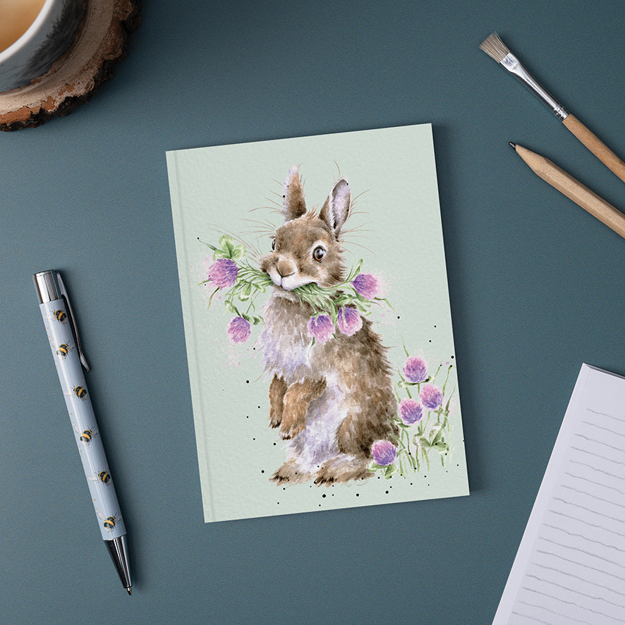 A6 notebook Konijn Head Clover Heels - Wrendale
