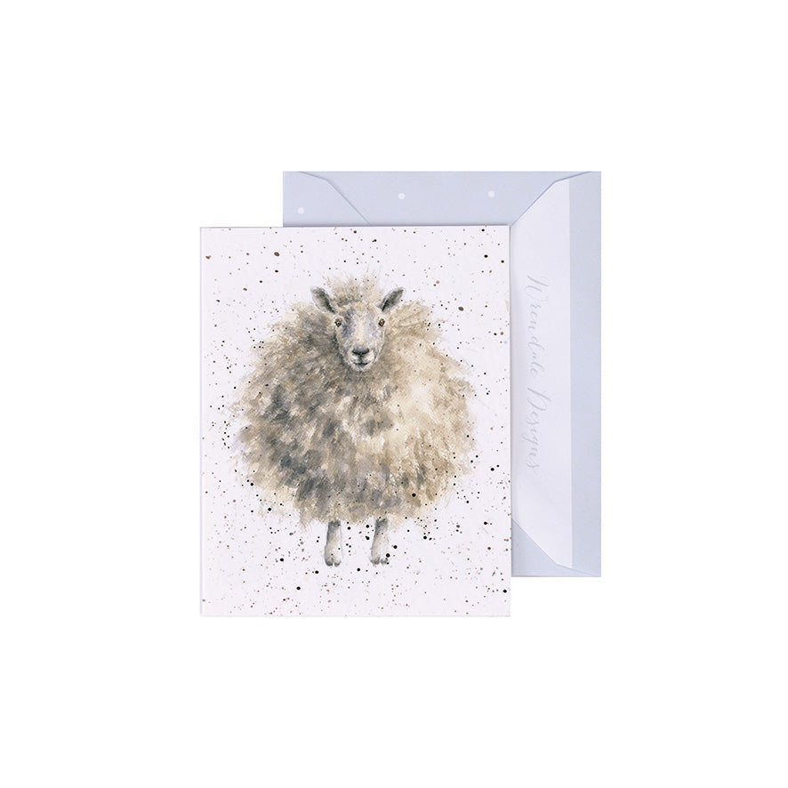 Mini kaartje Schaap The Woolly Jumper - Wrendale