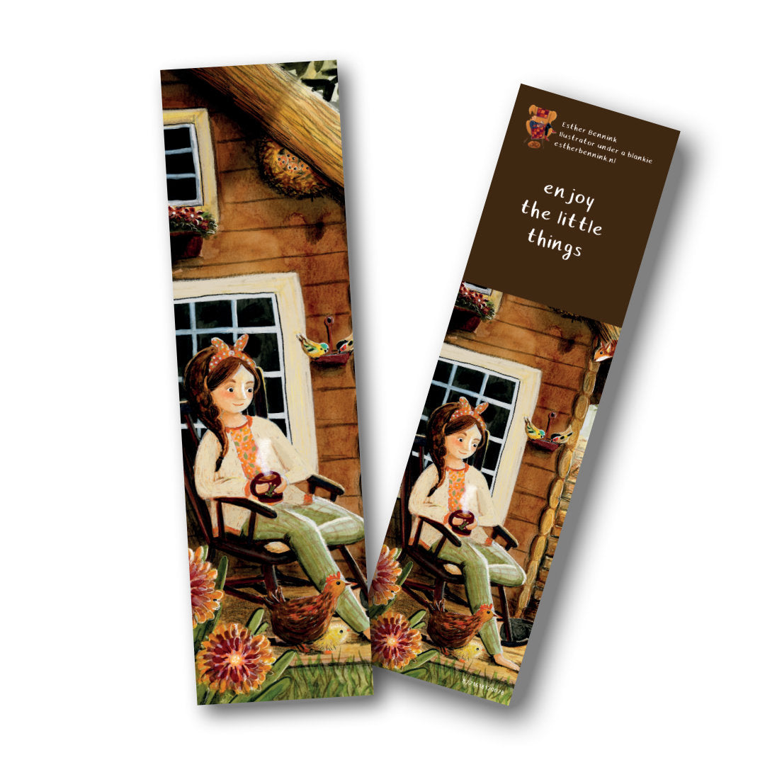 Boekenlegger Enjoy the little things - Esther Bennink