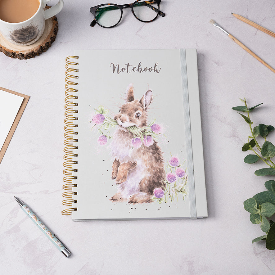 Notitieboek A4 Konijn Head Clover Heels - Wrendale