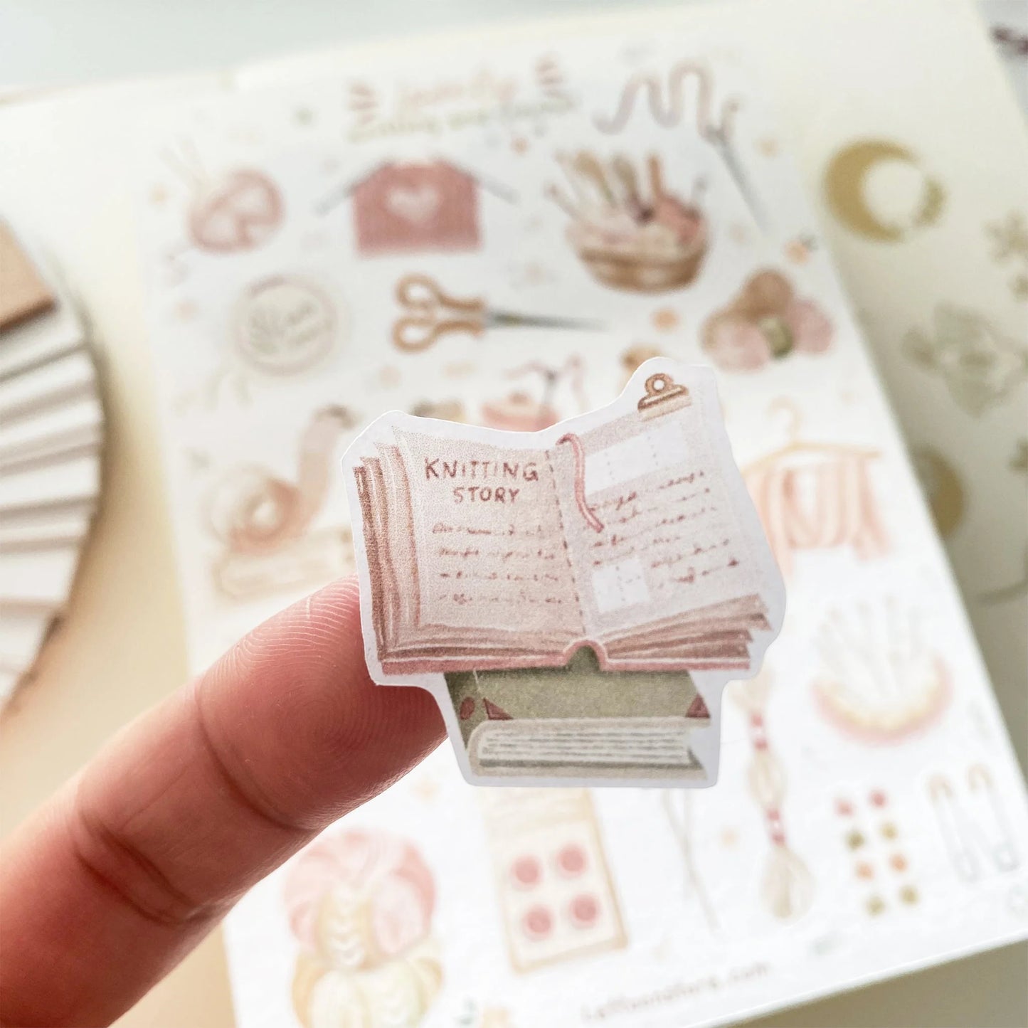 Stickervel Lovely Knitting and Crochet - LETTOOn