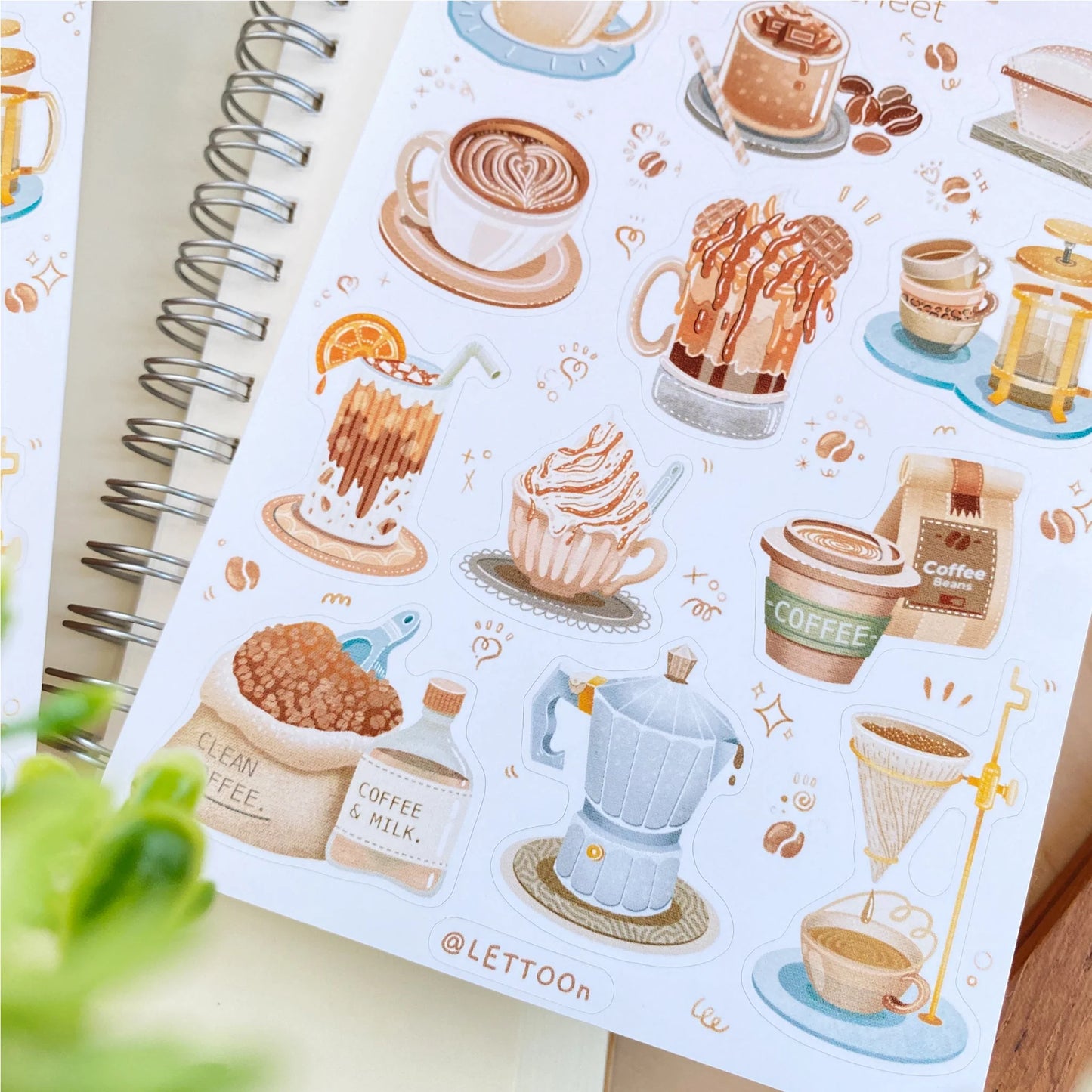 Stickervel Coffee - LETTOOn
