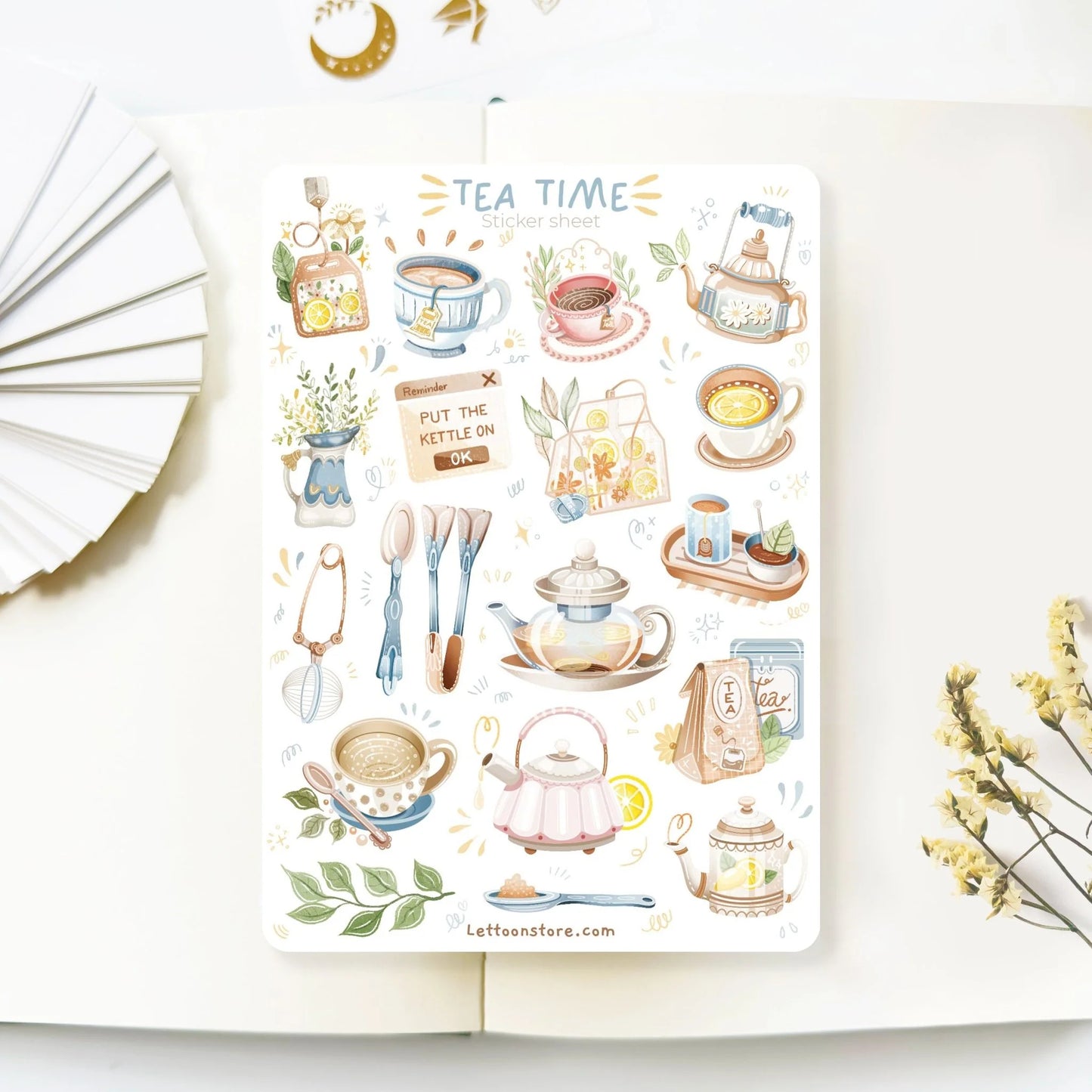 Stickervel Tea Time - LETTOOn