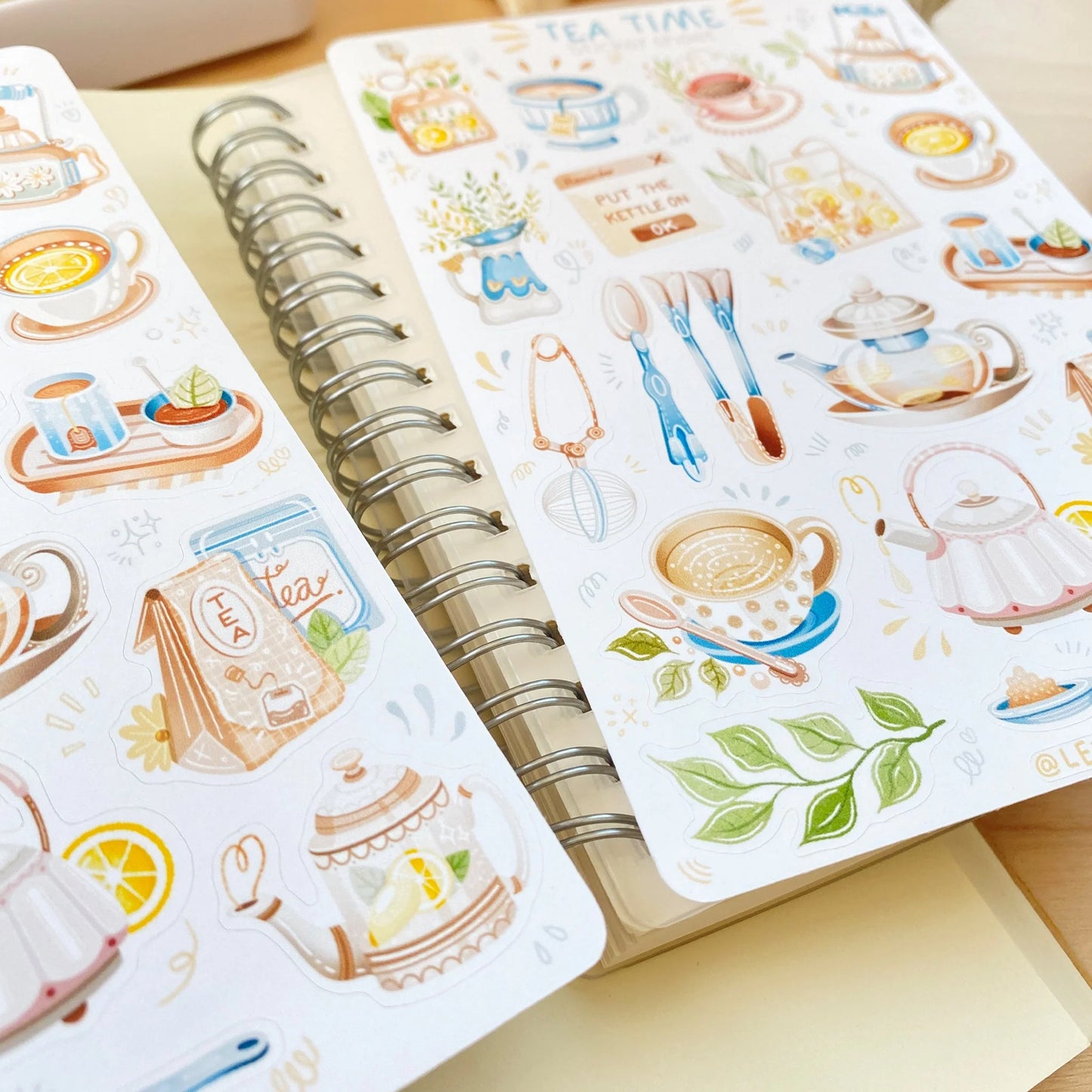 Stickervel Tea Time - LETTOOn