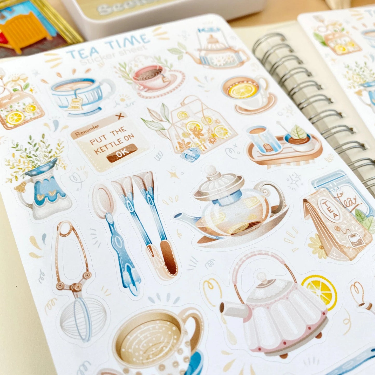 Stickervel Tea Time - LETTOOn