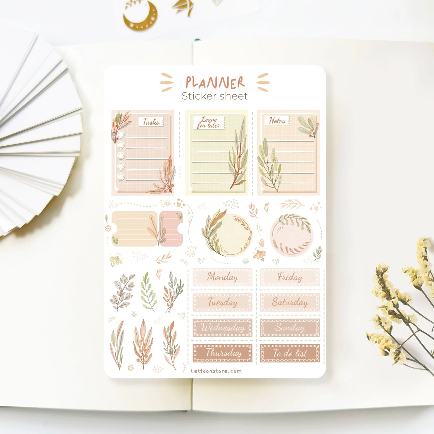Stickervel Planner Branch - LETTOOn