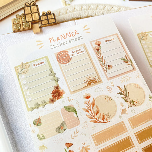 Stickervel Planner Floral - LETTOOn