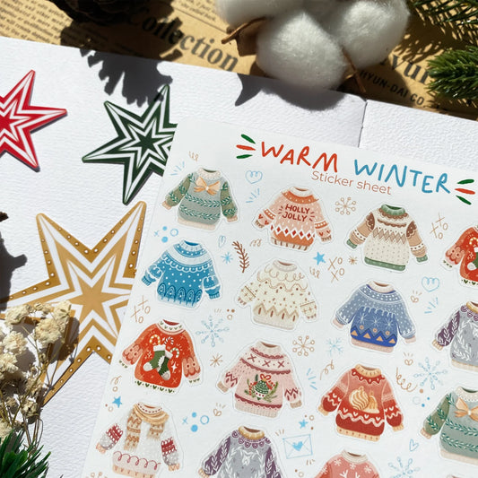 Stickervel Warm Winter Mini - LETTOOn
