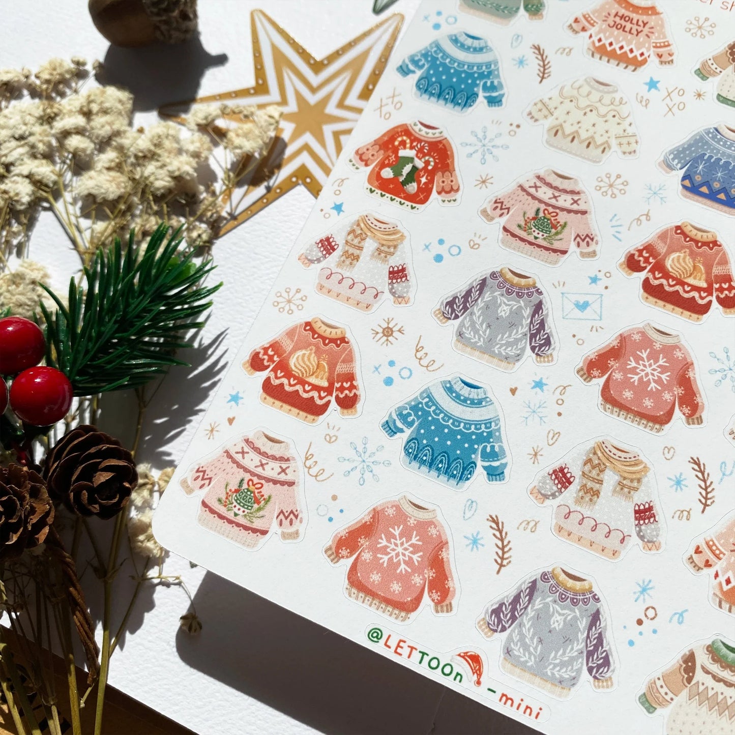 Stickervel Warm Winter Mini - LETTOOn