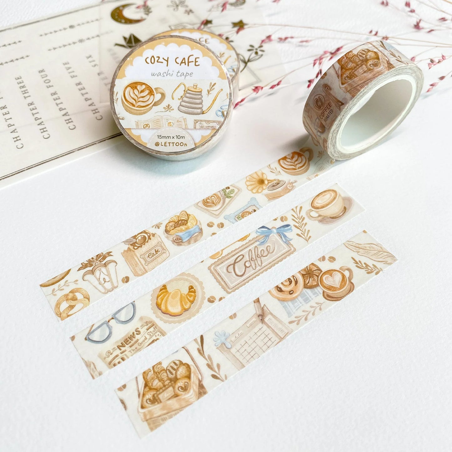 Washi tape Cozy Cafe - LETTOOn