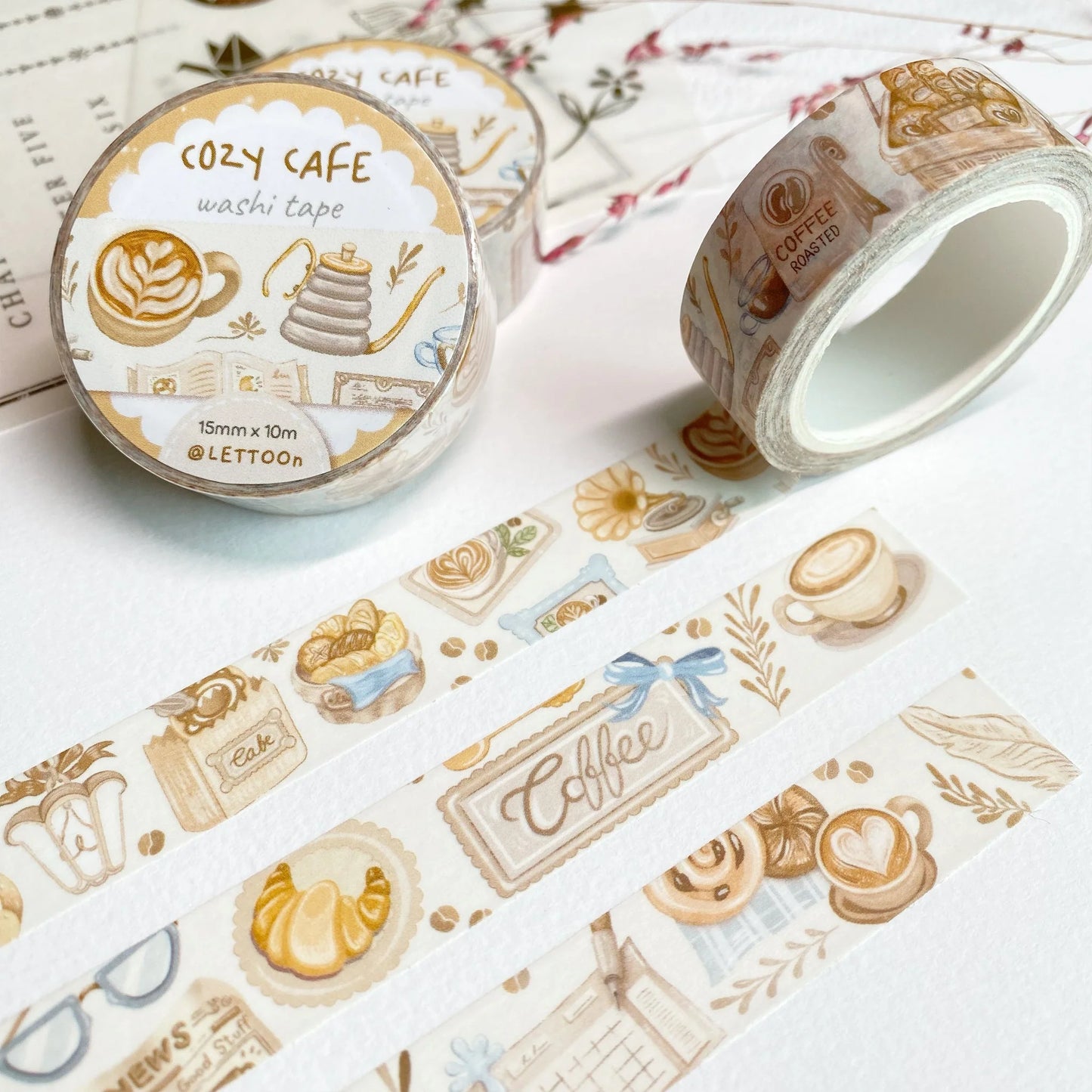 Washi tape Cozy Cafe - LETTOOn