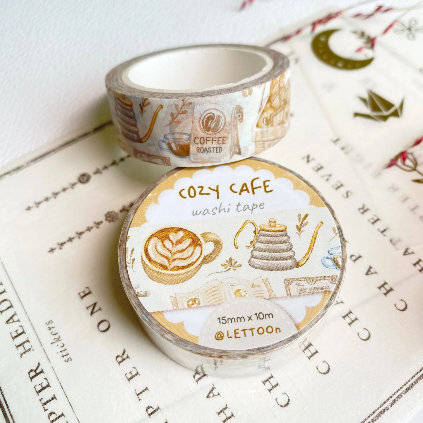 Washi tape Cozy Cafe - LETTOOn