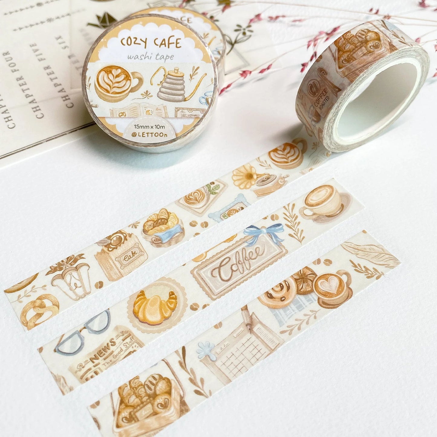 Washi tape Cozy Cafe - LETTOOn