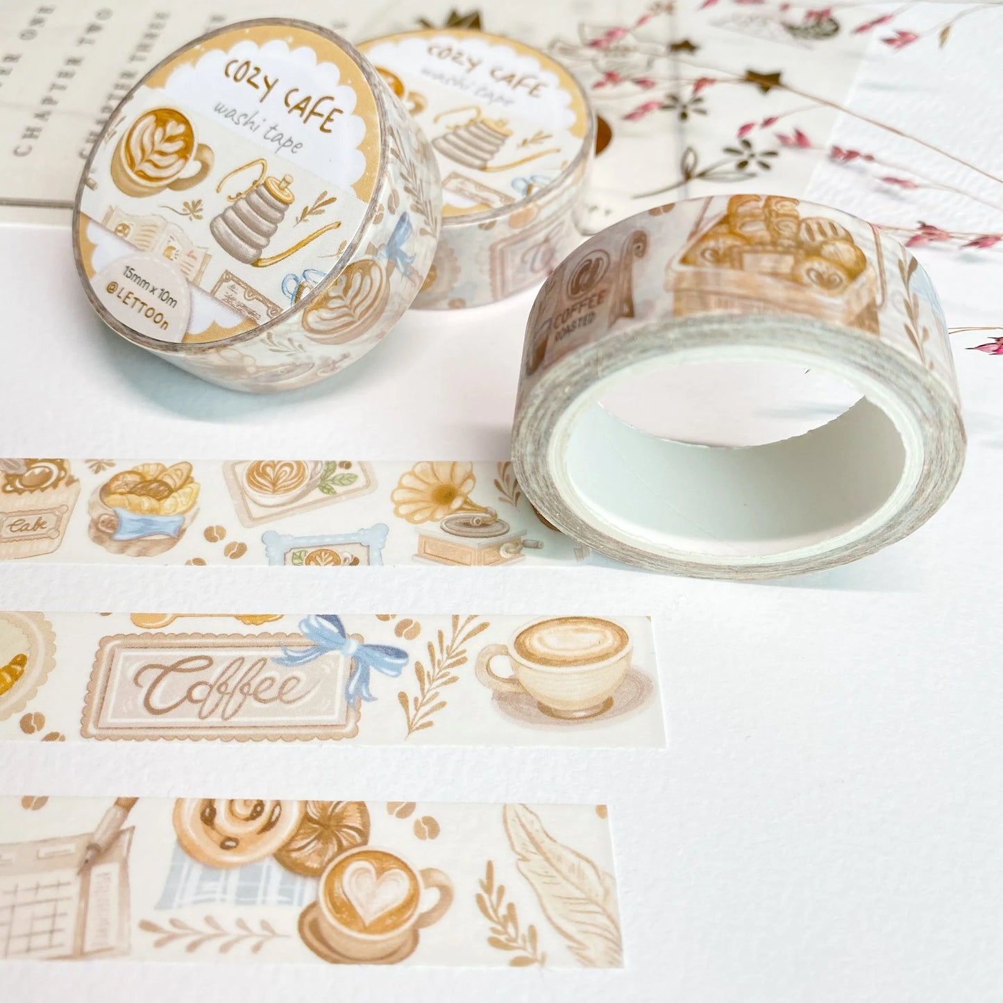 Washi tape Cozy Cafe - LETTOOn