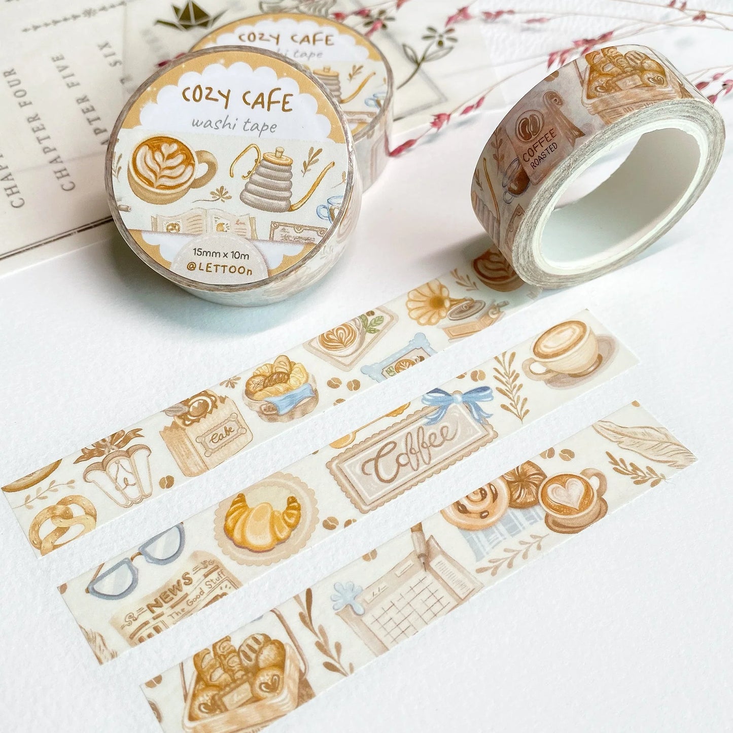 Washi tape Cozy Cafe - LETTOOn