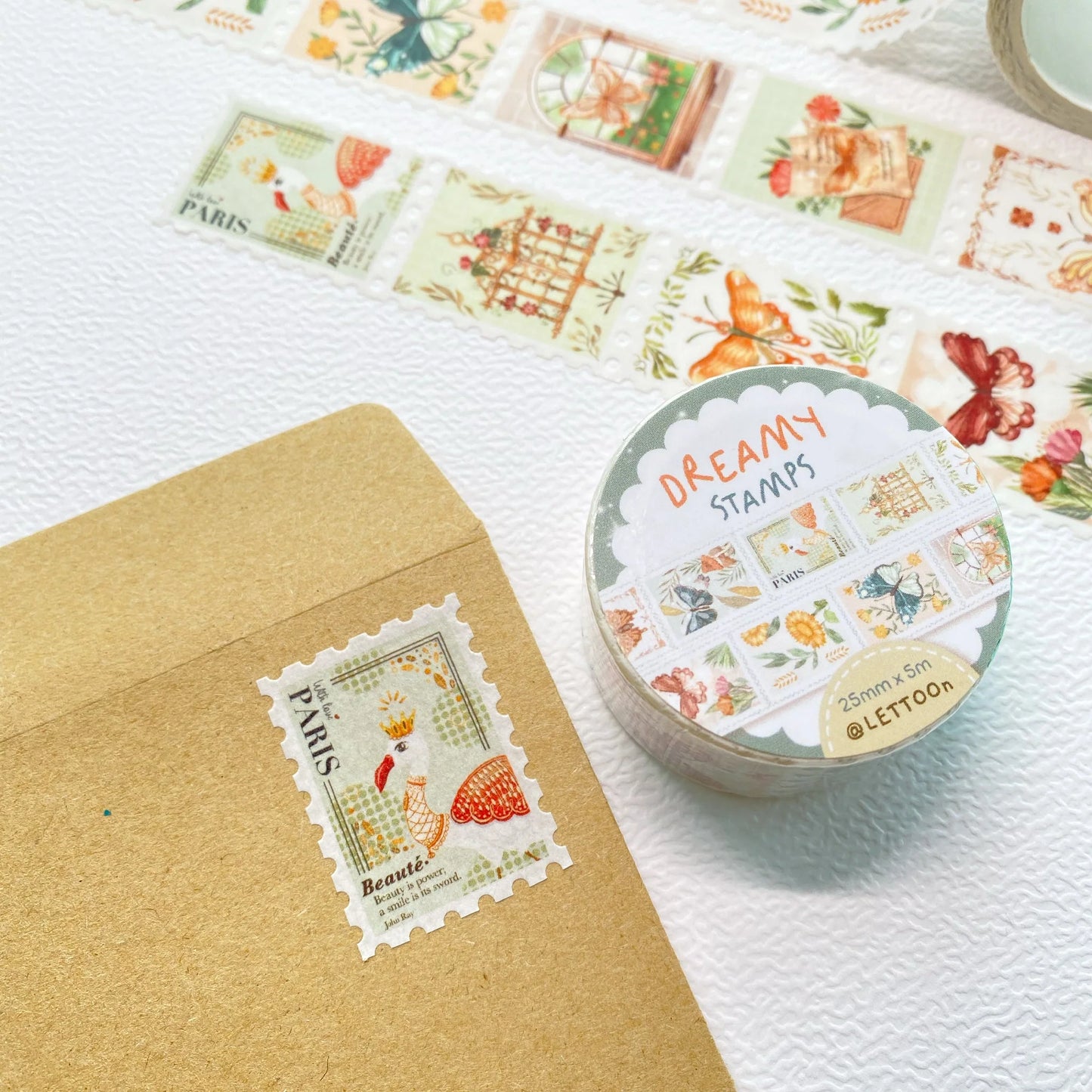 Washi tape Dreamy Stamps - LETTOOn