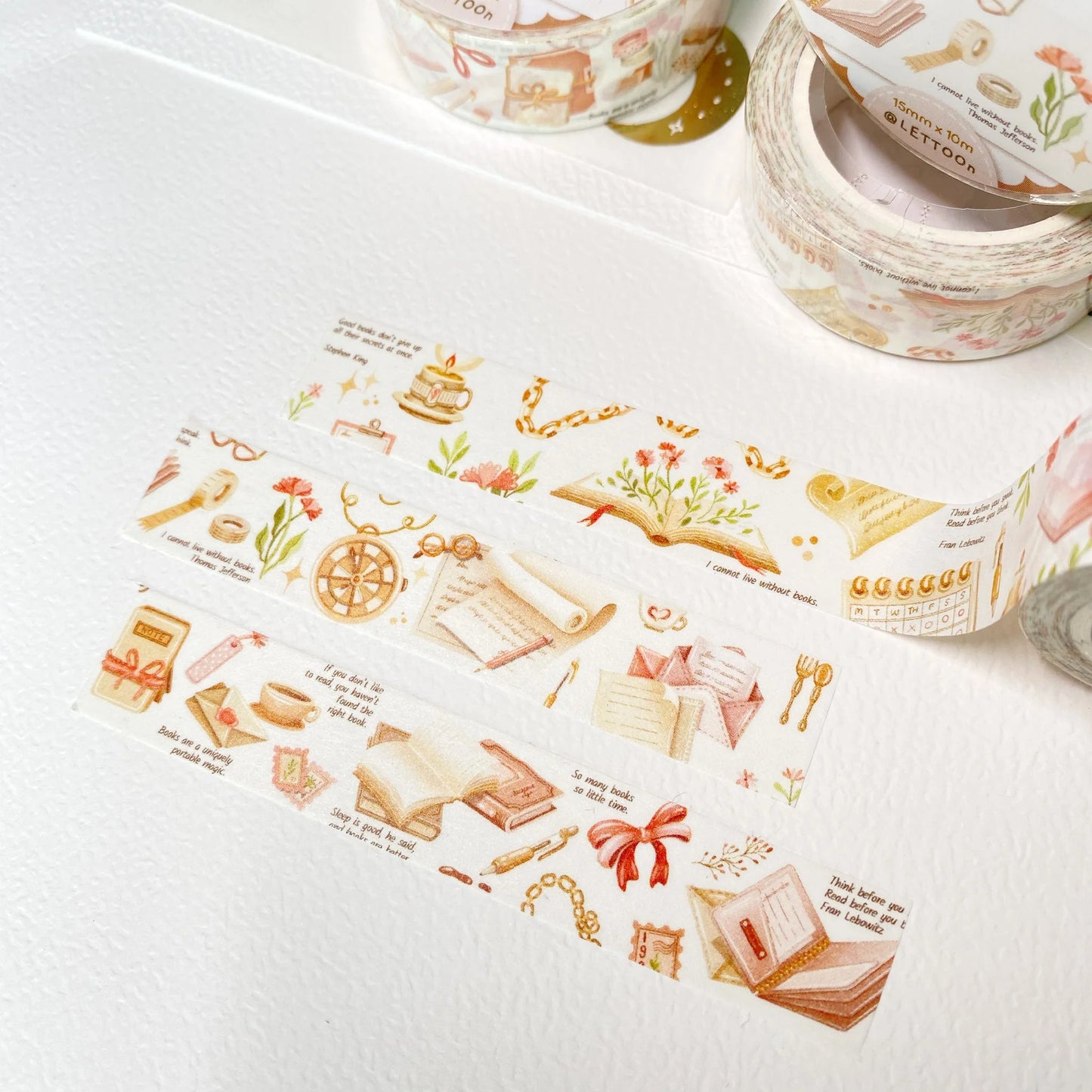 Washi tape Vintage Book - LETTOOn