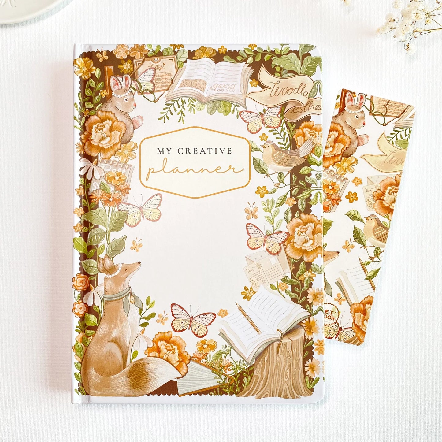 Ongedateerde planner Woodland - LETTOOn