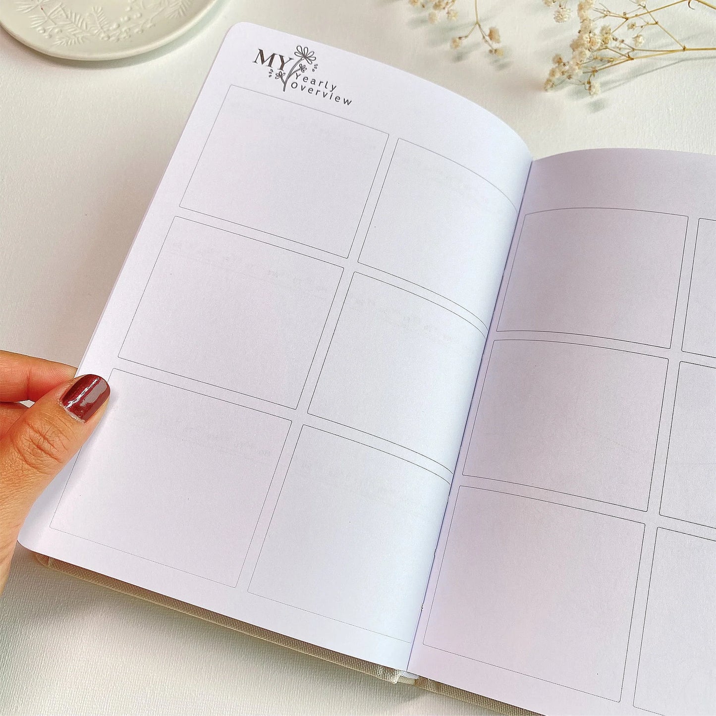 Ongedateerde planner Woodland - LETTOOn