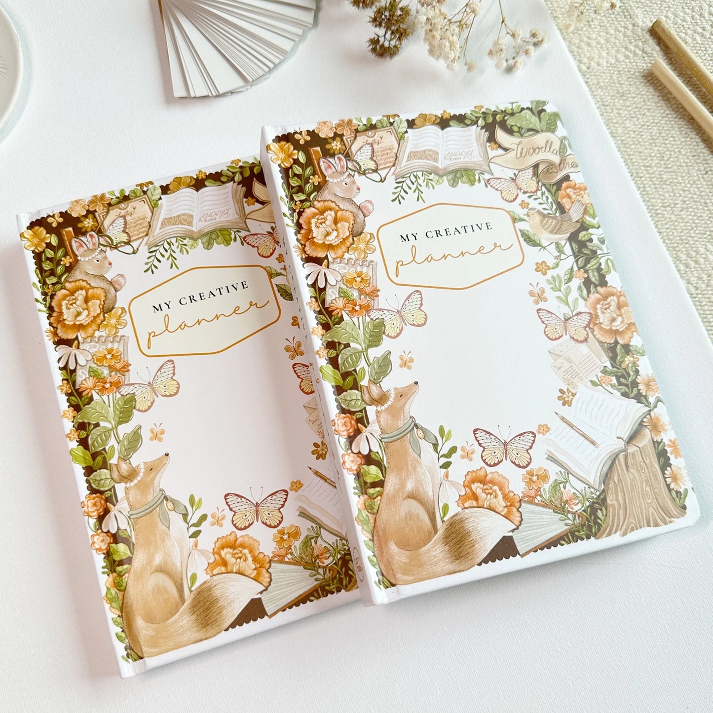 Ongedateerde planner Woodland - LETTOOn