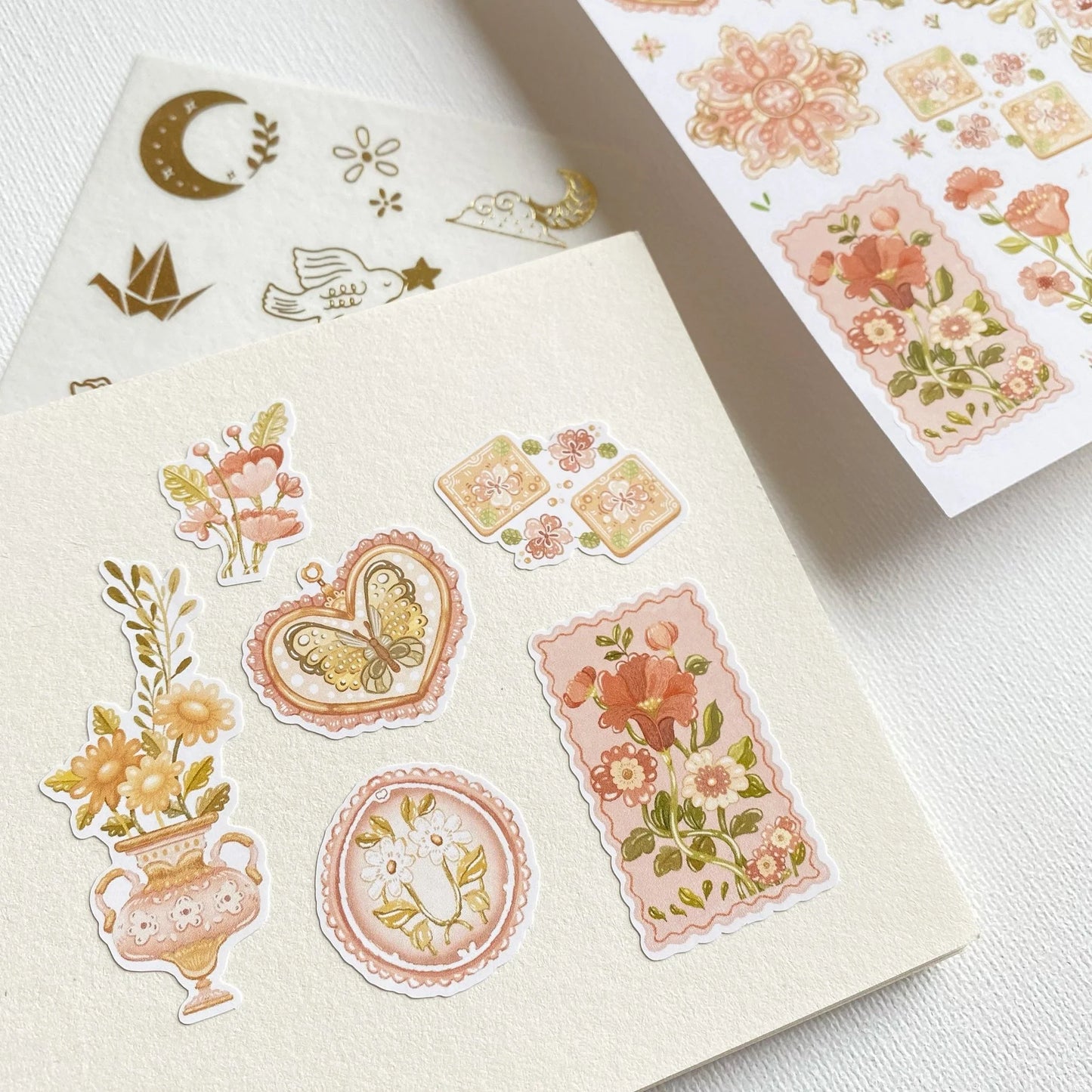 Stickervel Romantic Flower - LETTOOn