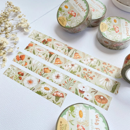 Washi tape Wild Flower - LETTOOn