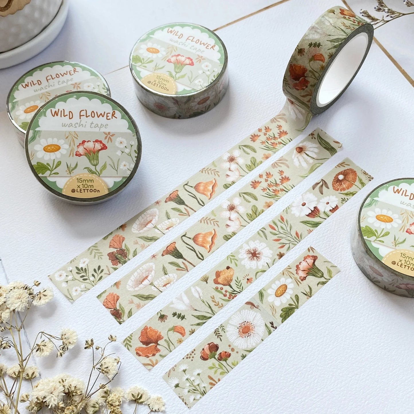 Washi tape Wild Flower - LETTOOn
