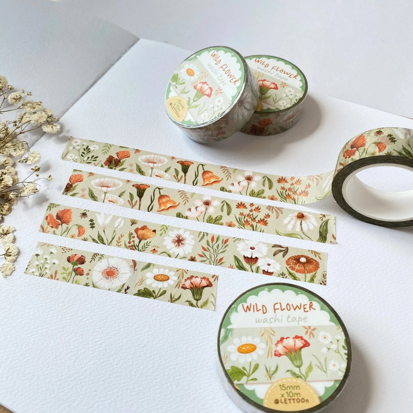 Washi tape Wild Flower - LETTOOn