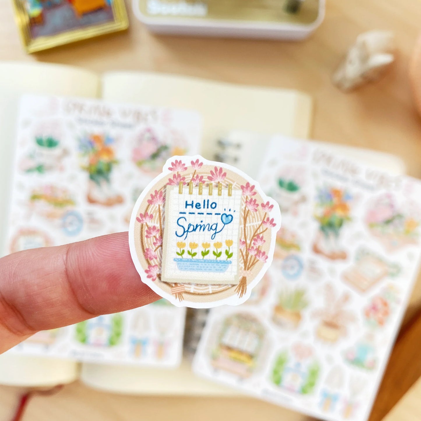 Stickervel Spring Vibes - LETTOOn