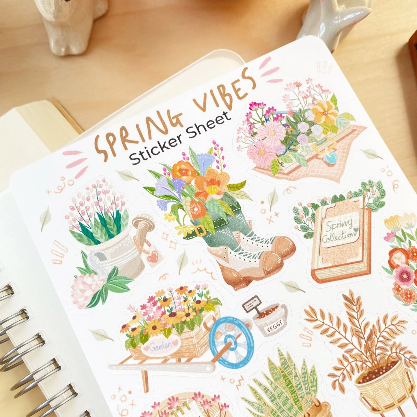 Stickervel Spring Vibes - LETTOOn