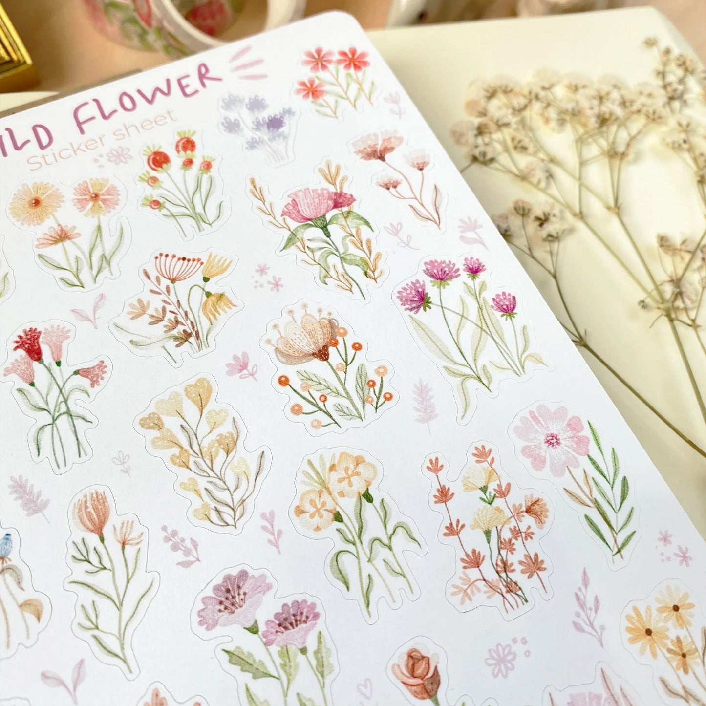 Stickervel Wild Flower - LETTOOn