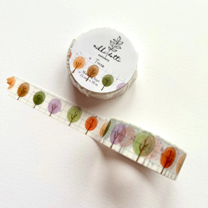 Washi tape Trees - Nikki Dotti