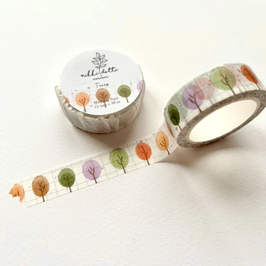 Washi tape Trees - Nikki Dotti