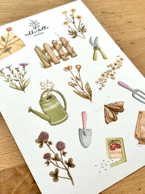 Stickervel Summer Garden - Nikki Dotti