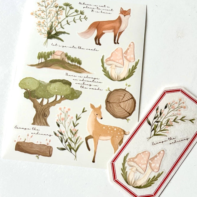 Rub on stickers Treasures - Nikki Dotti