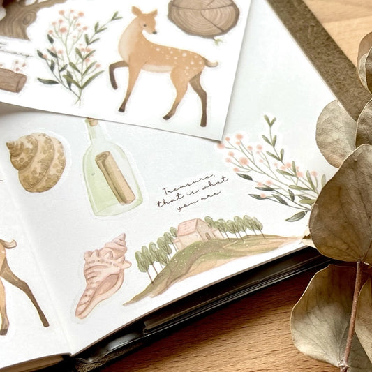 Rub on stickers Treasures - Nikki Dotti