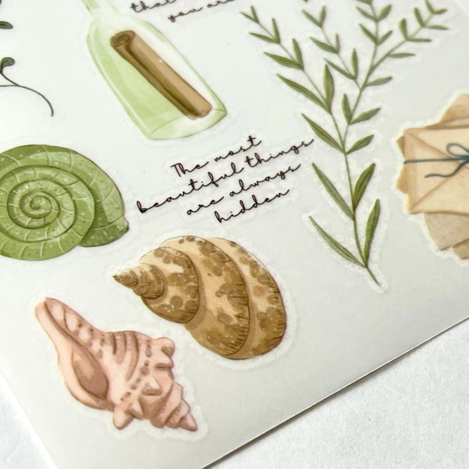 Rub on stickers Treasures - Nikki Dotti