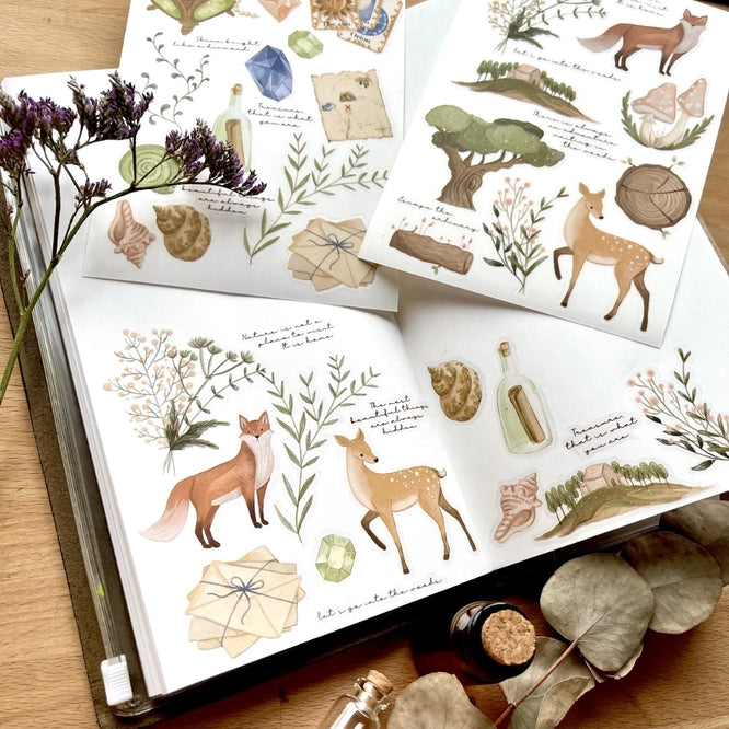 Rub on stickers Treasures - Nikki Dotti