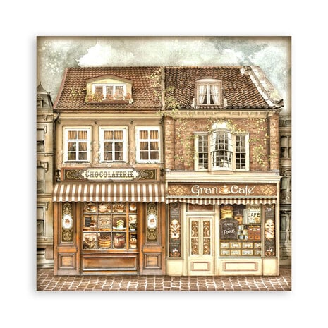 Scrapbook papier 30,5x30,5 cm Coffee and Chocolate - Stamperia